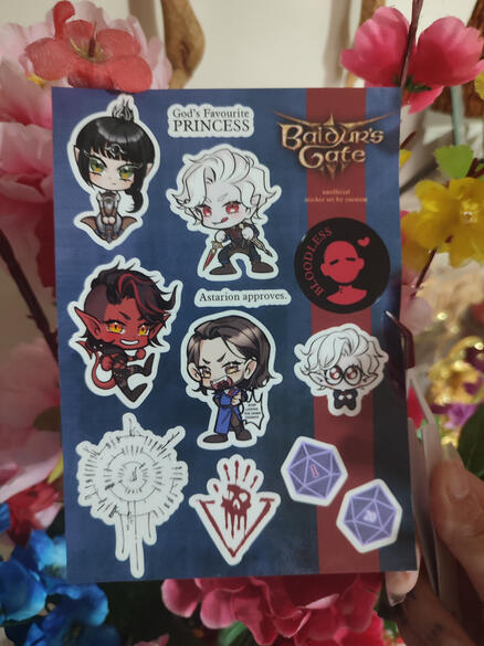 Baldur's Gate 3 Sticker Set